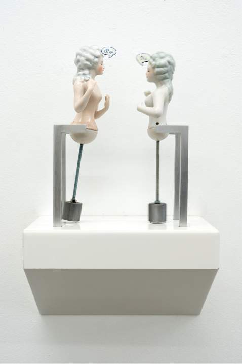 Dana Widawski · Half Dolls Talk, FDD No. 12/III · 2021 Dana Widawski · Figures de Décoration Nr. 12/II · 2021